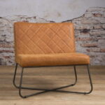 Tower Living Fauteuil 'Rodeo' - Leder Rust