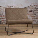 Tower Living Fauteuil 'Rodeo' - Leder Taupe