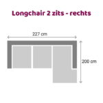 Zitzz Emil - Loungebank - 2 zits rechts