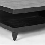 LABEL51 - Salontafel_Bloc_Zwart_Mangohout_80x80x35_cm_Detail