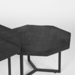 LABEL51 - Salontafel_Set_Figure_Zwart_Mangohout_70x70x40_cm_Detail