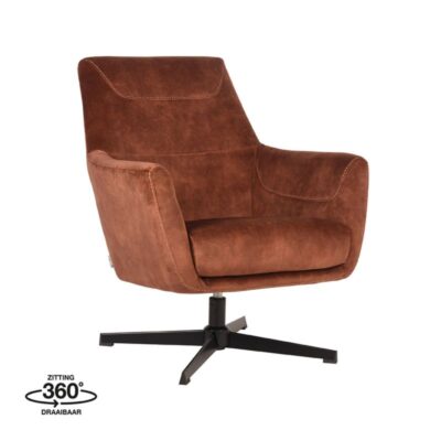 LABEL51 - Fauteuil Toby Stof Adore Rust 96 (2)