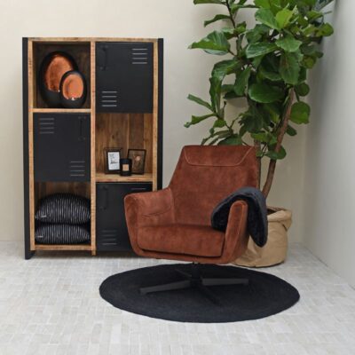 LABEL51 - Fauteuil Toby Stof Adore Rust 96