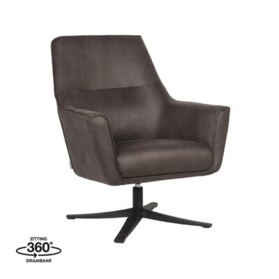 LABEL51 Fauteuil Tod Antraciet Microvezel 76x75x90 Cm Perspectief.jpg