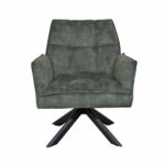 Fauteuil Tino Stof Adore Hunter 156 Vooraanzicht