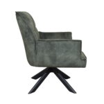 Fauteuil Tino Stof Adore Hunter 156 Zijaanzicht