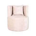 LABEL51 - Fauteuil_Evy_65cm_Naturel_Velours_Voorkant