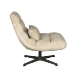 LABEL51 - Draaifauteuil_Nox_77x62x53_Cm_Beige_Elegance_Zijkant