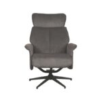 LABEL51 - Relaxfauteuil_Verdal_77x79x109_cm_Antraciet_Cosmo_Voorkant2_v2