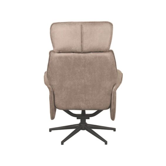 LABEL51 - Relaxfauteuil_Verdal_77x79x109_cm_Taupe_Micro_Suede_Achterkant_v2