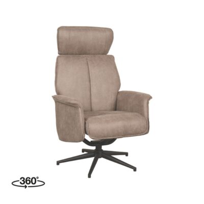 LABEL51 - Relaxfauteuil_Verdal_77x79x109_cm_Taupe_Micro_Suede_Perspectief_360_v2