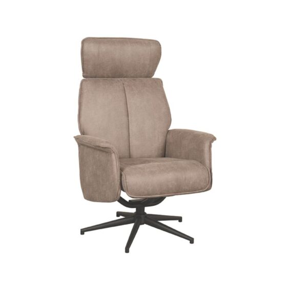 LABEL51 - Relaxfauteuil_Verdal_77x79x109_cm_Taupe_Micro_Suede_Perspectief_v2