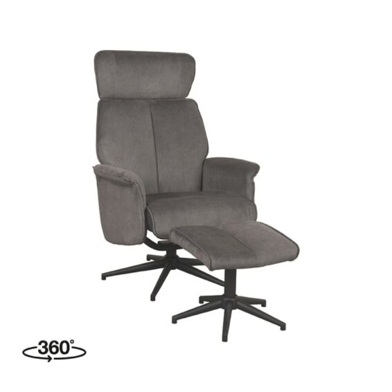 LABEL51 - Relaxfauteuil_Verdal_Hocker_77x79x109_cm_Antraciet_Cosmo_Perspectief_360_v2