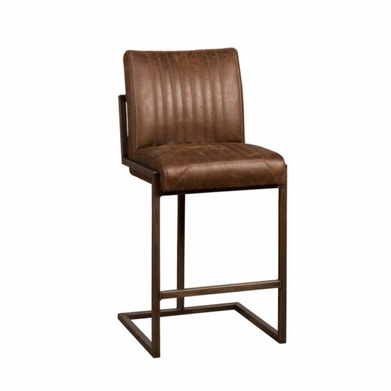 Tower Living Barstoel Ferro Microvezel Savannah Dark Brown 1078 03 (2)