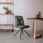 Tower Living Eetkamerstoel Rota Stof Lush 867 232 Green Sfeerfoto