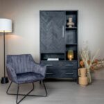 Tower Living Fauteuil Monte - Stof Adore 29 Antracite Grey