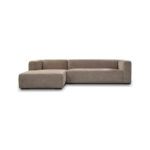 Tower Living Loungebank Glasgow 2,5 Zits Stof Enjoy 431 Beige Grey Links