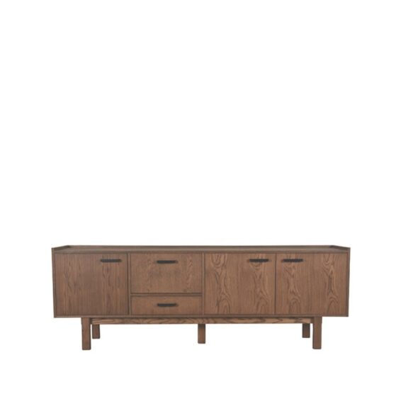 LABEL51 - Dressoir_Cali_220x45x77cm_Smoked_Voorkant