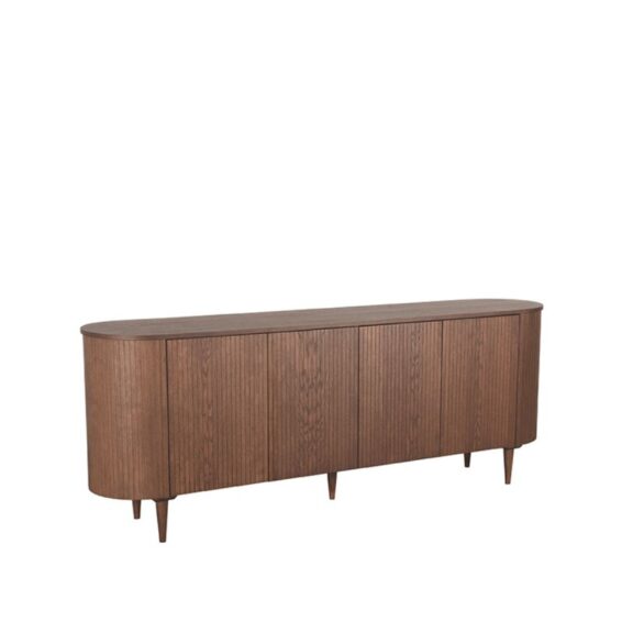 LABEL51 - Dressoir_Oliva_220x47x85_Cm_Walnoot_Eikenhout_Perspectief