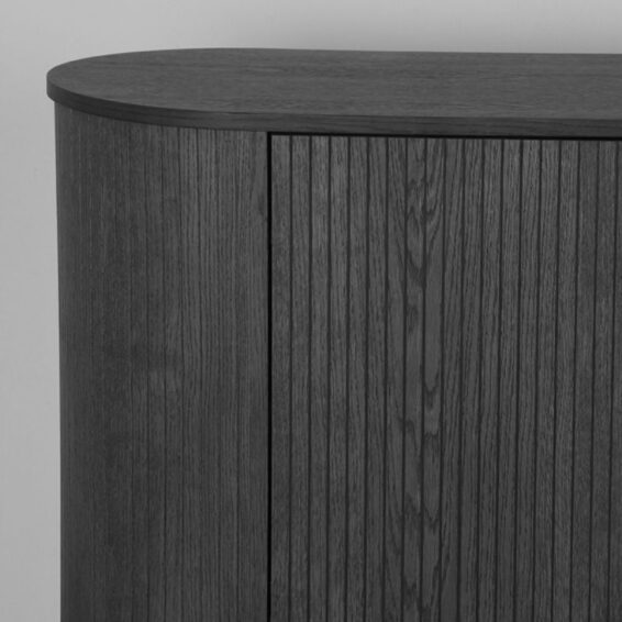 LABEL51 - Dressoir_Oliva_220x47x85_Cm_Zwart_Eiken_Detail