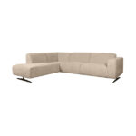 LABEL51 Loungebank Ottoman Rodano Links Stof Clay Elite