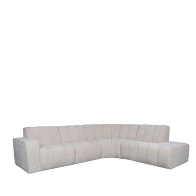 LABEL51 Loungebank Ottoman Vitoro 329x227x82 Cm Naturel Elite Rechts